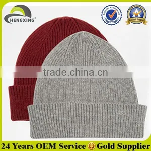 Custom Embroidery Winter Promotion Cashmere Knit Hat thumbnail-5