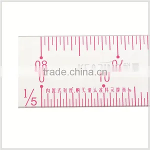 Kearing Individual Package 1/4 & 1/5 Proportion Flexible Plastic Engineer Scale Ruler Built-in Calibration1.2mm Thickness # 8502 thumbnail-4