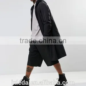 High Quality Fashion Oversized Sleeveless Turtle Neck Tee Shirt Made in China Custom Factory thumbnail-4
