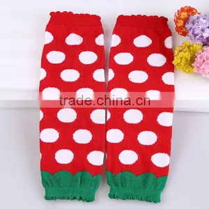 Baby Leg Warmer Christmas Stripe Leggings With Ruffle Baby Winter Leg Warmer thumbnail-5