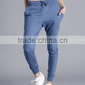 100% Cotton Wholesale Gym Women Fitness Jogger Pants Slim Fit Women Sweatpants thumbnail-1