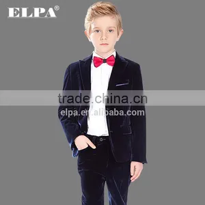 ELPA 2016 Fancy Children Suit Warm 3 Piece Velvet Boys Casual Suit thumbnail-3