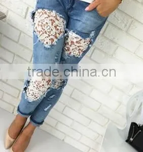 Runwaylover 5229 New Style Sexy Ladies Lace Sexy Jeans thumbnail-3