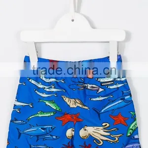 Hot Sale Summer Little Baby Boys Print Swim Shorts Custom Beach Board Shorts Swim Trunks Wholesale thumbnail-2