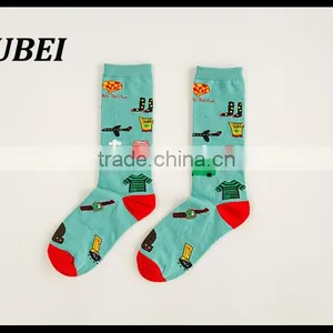 2016 New Winter Personality Color Pattern Cotton Socks thumbnail-4