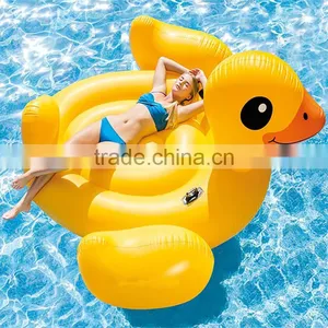 INTEX Yellow Duck Ride-on Mega Yellow Duck Island Water Sports Goods thumbnail-2