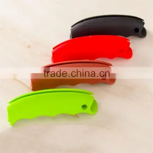Silicone Shopping Bag Basket Carrier Grocery Holder Handle Comfortable Grip Brand New thumbnail-3
