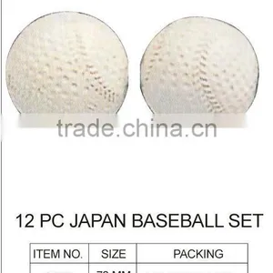 KID OUTDOOR TOYS (S169) 12PC JAPAN BASEBALL SET thumbnail-1