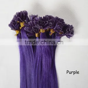 Cheap 100% Human Hair u Tip Hair Extension, Nail Tip Hair Extensions, u Tip Keratin Hair Extension thumbnail-3