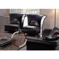 Lizz Casual Living Room Leather Sofa thumbnail-2