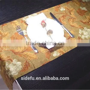 Luxury Jacquard Custom Damask Restaurant Table Runner thumbnail-3