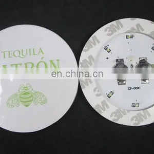 Good Quality Led Coaster 8led Bottle Coaster 3M Bottle Sticker thumbnail-3