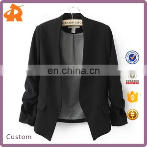 2017 New Fashion Candy Color Women Slim Short Design Suit Coat thumbnail-1