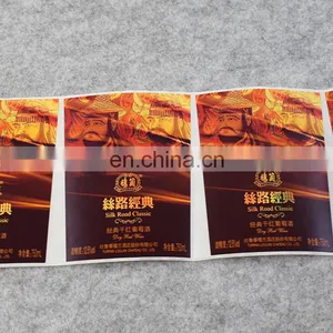 Cheap Factory Manufacture Cheap Paper Sticker Roll for Red Wine Packaging thumbnail-4