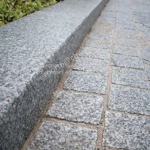 Grey / Yellow / White /Black Granite Paving Stone Pavers Granite Pavers Granite Cube Paver Stone thumbnail-1