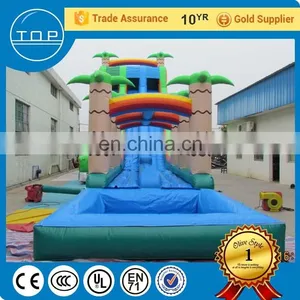 Customized Inflatables Sale Slides for Pond Inflatable Floating Water Slide With EN14960 thumbnail-6