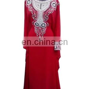 Royals Wholesale Hot Red Designer Jalabia Kaftan 144 thumbnail-1