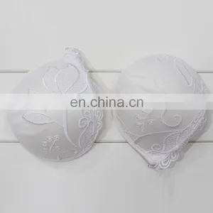 ES6627 Golden Wholesale Fashion Sexy Lace Invisible Push up Silicone Free Bra thumbnail-5