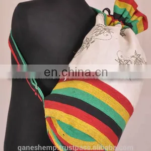 Rasta Printed Hemp Backpack BPK 0009 b thumbnail-2