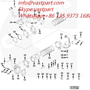 Cummins NT855 Engine Oil Cooler 3053393 ,3260651 thumbnail-1