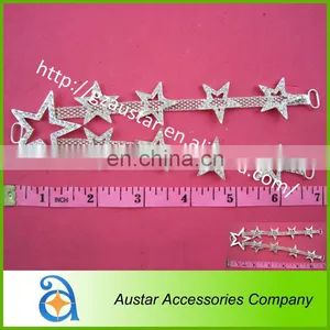 Sparkle Star Shape Swimwear Bikini Crystal Rhinestone Connector thumbnail-1