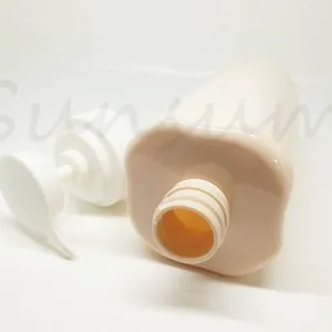 Flower Shape 540ml Lotion Pump Shower Gel Color Shampoo Bottle thumbnail-3
