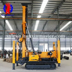 Full Hydraulic Air Drilling Rig JDL-400 From Huaxia Master /soil Layer and Bed Rock Water Well Drilling Machine for Sale thumbnail-4