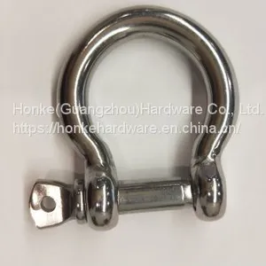 Stainless Steel Hardware Large Sailing Clevis Screw Bolt Type Pin Anchor Bow Shackle thumbnail-3