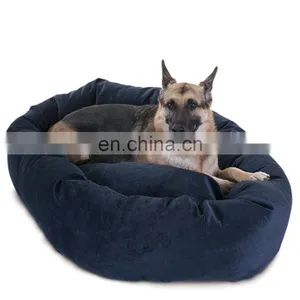 Luxury Dog Bed Soft Velvet Pet Bed Pets Products Washable and Removable Cover For Dog and Cat thumbnail-2