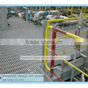 FRP Pultruded Grating/GRP Antiskid Grille for Plant Safety Operation thumbnail-2