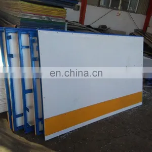 Used Dasher Boards Fence Plastic Panels Straight Frame Hdpe Rink Bakyard Arena thumbnail-1