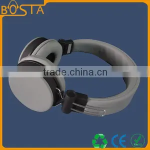 Top Quality Funny Stylish Popular Unique Design Cool Grey Leather Headphone thumbnail-4
