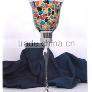 Metal Hurricane Lamp Candle Holder thumbnail-6