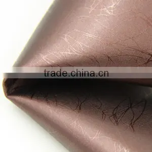 Fashionable Shining pu Pvc Printed Synthetic Nonwoven Leather thumbnail-1