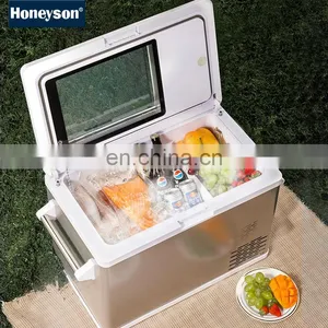 52L Car Fridges 12V Dc Mini Car Fridge Freezer Automobile Compressor Car Refrigerator thumbnail-3