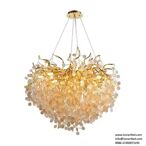 Scandinavian Luxury Crystal Light Living Room Bedroom Chandelier Light thumbnail-1