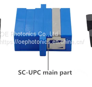 Cheap SC UPC Simplex Single Mode Plastic Fiber Optic Coupler Adapter SC to SC thumbnail-3