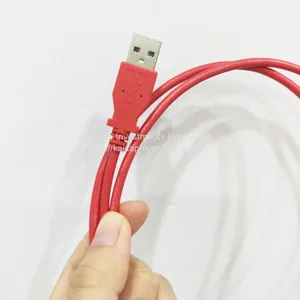 USB-C to USB A Cable Data Transfer Braied Red Color USB 3.1 to USB 2.0 A Cable for Phone Fast Charging thumbnail-5