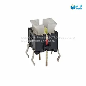 Illuminated Through-hole Mounting Tact Switches With Two LEDs thumbnail-1