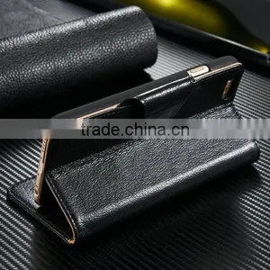 Lichee Pattern Leather Card Wallet for Iphone 6 Flip Leather Wallet Case, Leather Case for Iphone6 4.7" 5.5" thumbnail-5