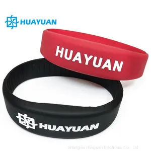Silk Printing Custom 13.56MHz NFC MIFARE Classic EV1 4k Wristband RFID Armband thumbnail-4