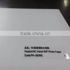 Resin Coating Velvet Waterproof Photo Paper 270gsm thumbnail-3