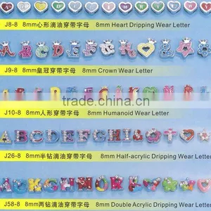DIY Rhinestone Letter Charm ( Product Catalog 11-15) thumbnail-1