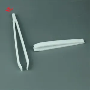 High Quality Lab White PTFE Coating 250MM Tweezers for Sale thumbnail-3