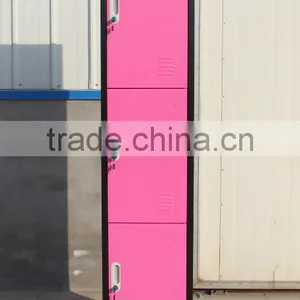 (DL-SL1 ) China Supplier Colorful KD Staff Clothing Single Door Metal Steel Locker /pink Steel Storage Cabinet Clothing Lockers thumbnail-5