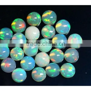 Natrual Ethiopian Opal Cabochon Round 7mm Wholesale Price thumbnail-2