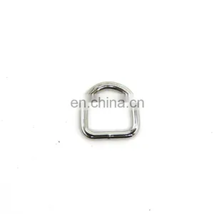 Factory Price Welded Metal Iron Weld D Ring For Handbags thumbnail-1