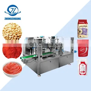 Automatic Packing Water Washing Spices Pouch Powder Coffee Milk Sauce Making Granule Shampoo Weight And Packaging Machine thumbnail-1