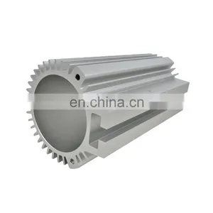 Factory Made Extruded Profiles Aluminum Extrusion Case Electric Motor Housing thumbnail-1