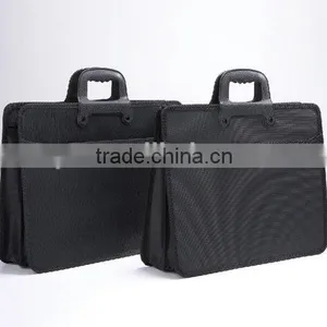 Black Business Briefcase/Sewing Handle Briefcase thumbnail-1